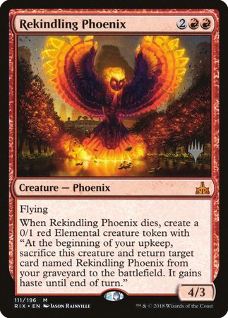 Rekindling Phoenix [Rivals of Ixalan Promos] | Eastridge Sports Cards & Games