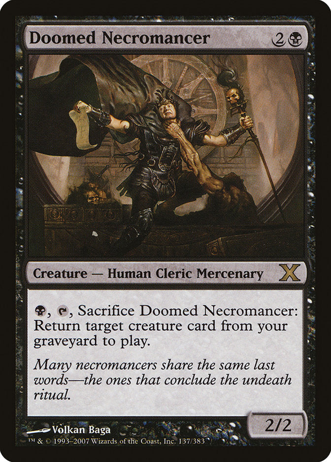 Doomed Necromancer [Tenth Edition] | Eastridge Sports Cards & Games