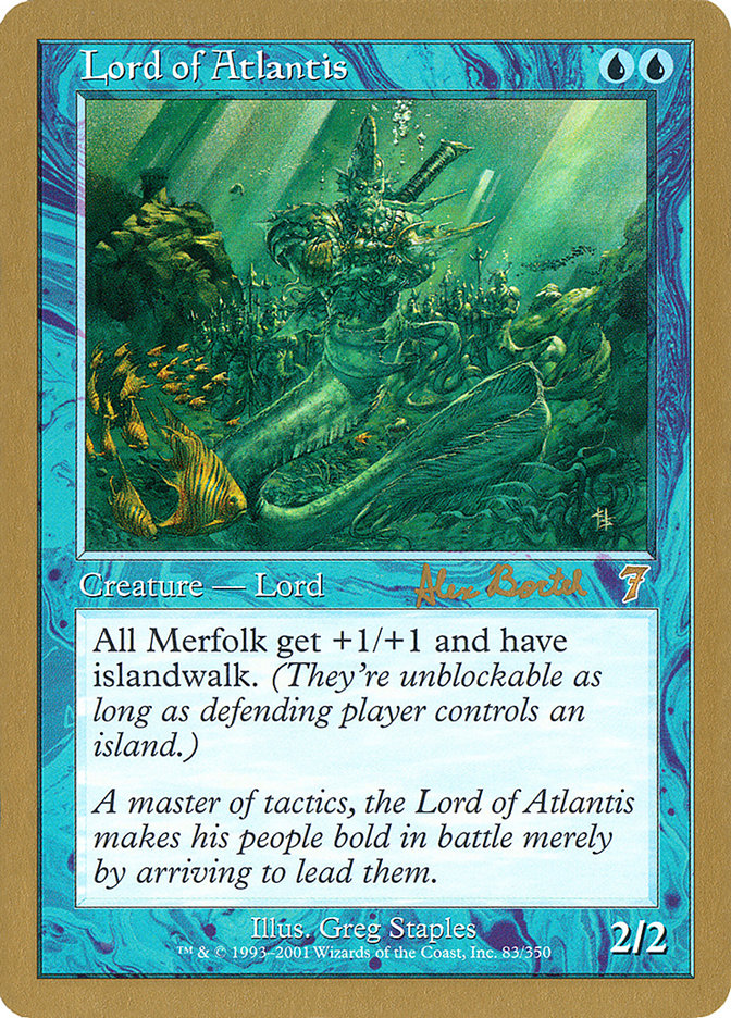 Lord of Atlantis (Alex Borteh) [World Championship Decks 2001] | Eastridge Sports Cards & Games