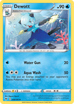 Dewott (034/185) [Sword & Shield: Vivid Voltage] | Eastridge Sports Cards & Games