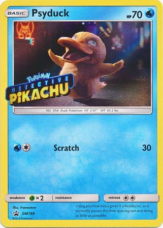 Psyduck Detective (SM199) (Pikachu Stamped) [Sun & Moon: Black Star Promos] | Eastridge Sports Cards & Games