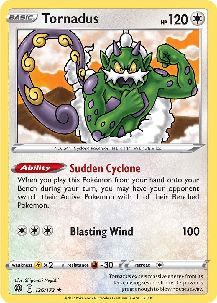 Tornadus (126/172) [Sword & Shield: Brilliant Stars] | Eastridge Sports Cards & Games