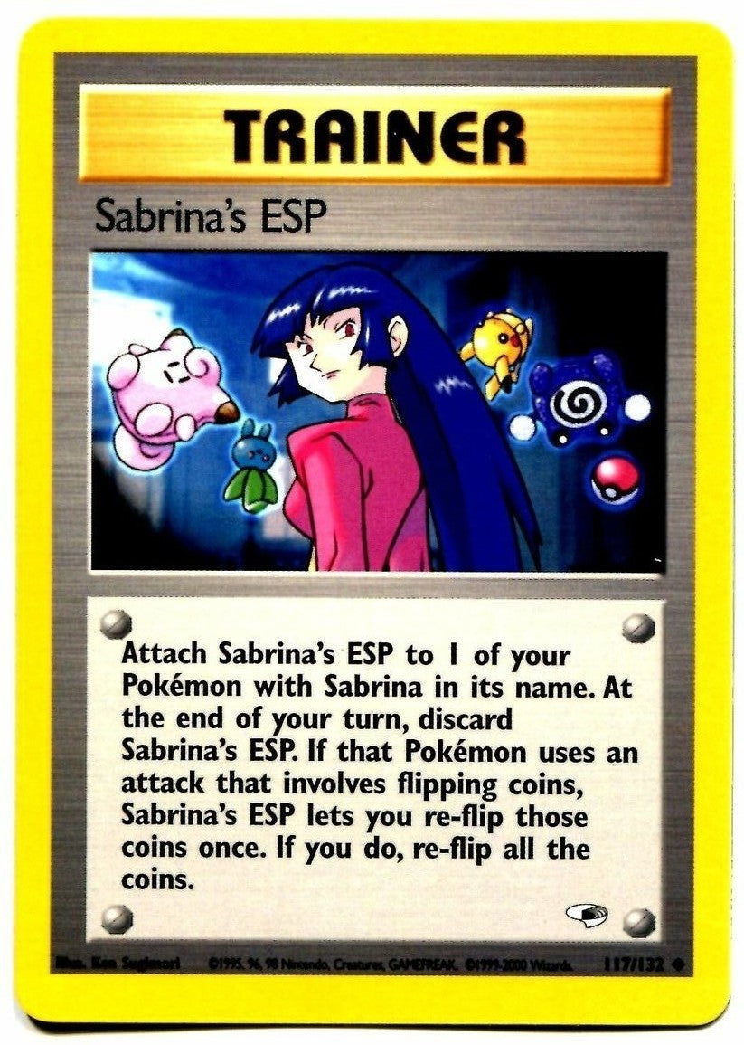 Sabrina's ESP (117/132) [Gym Heroes Unlimited] | Eastridge Sports Cards & Games