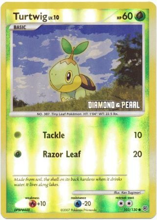 Turtwig (103/130) [Burger King Promos: 2008 Collection] | Eastridge Sports Cards & Games