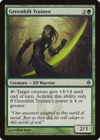 Greenhilt Trainee [New Phyrexia] | Eastridge Sports Cards & Games