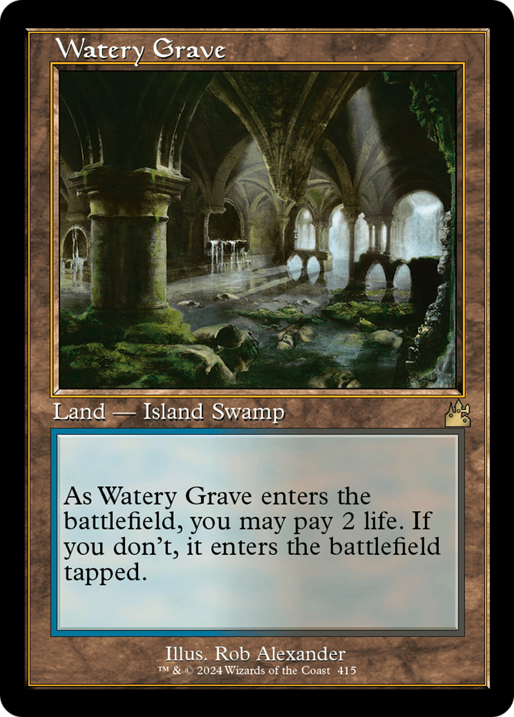 Watery Grave (Retro) [Ravnica Remastered] | Eastridge Sports Cards & Games