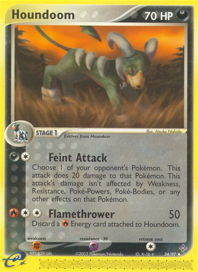 Houndoom (34/97) [EX: Dragon] | Eastridge Sports Cards & Games