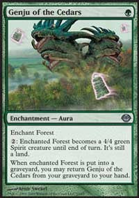 Genju of the Cedars [Duel Decks: Garruk vs. Liliana] | Eastridge Sports Cards & Games