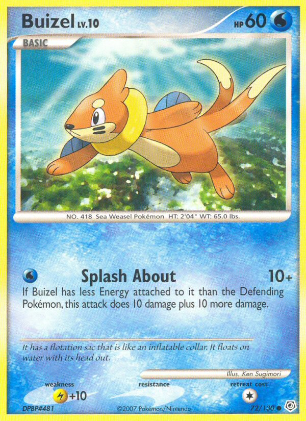 Buizel (72/130) [Diamond & Pearl: Base Set] | Eastridge Sports Cards & Games