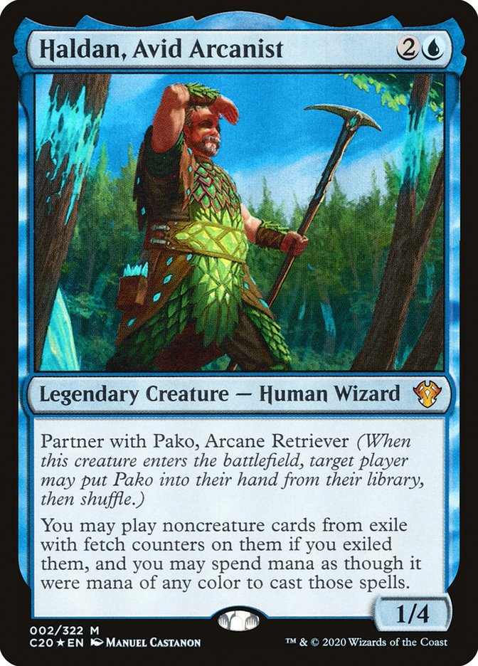 Haldan, Avid Arcanist [Commander 2020] | Eastridge Sports Cards & Games