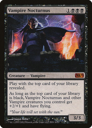 Vampire Nocturnus [Duels of the Planeswalkers Promos 2012] | Eastridge Sports Cards & Games