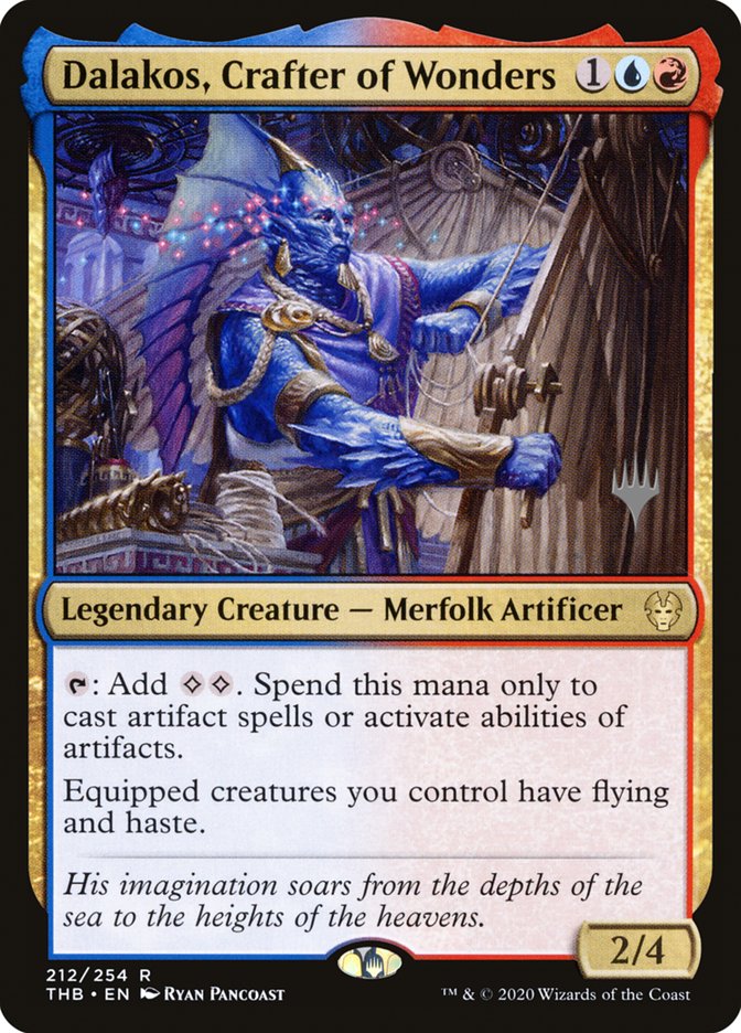 Dalakos, Crafter of Wonders (Promo Pack) [Theros Beyond Death Promos] | Eastridge Sports Cards & Games