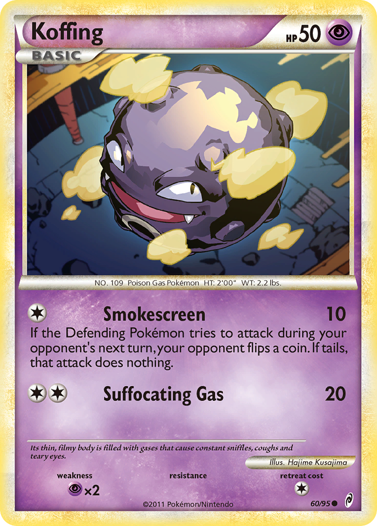 Koffing (60/95) [HeartGold & SoulSilver: Call of Legends] | Eastridge Sports Cards & Games