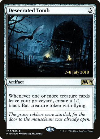 Desecrated Tomb [Core Set 2019 Promos] | Eastridge Sports Cards & Games