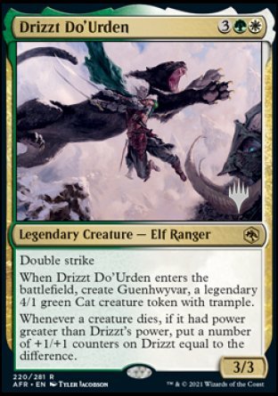 Drizzt Do'Urden (Promo Pack) [Dungeons & Dragons: Adventures in the Forgotten Realms Promos] | Eastridge Sports Cards & Games