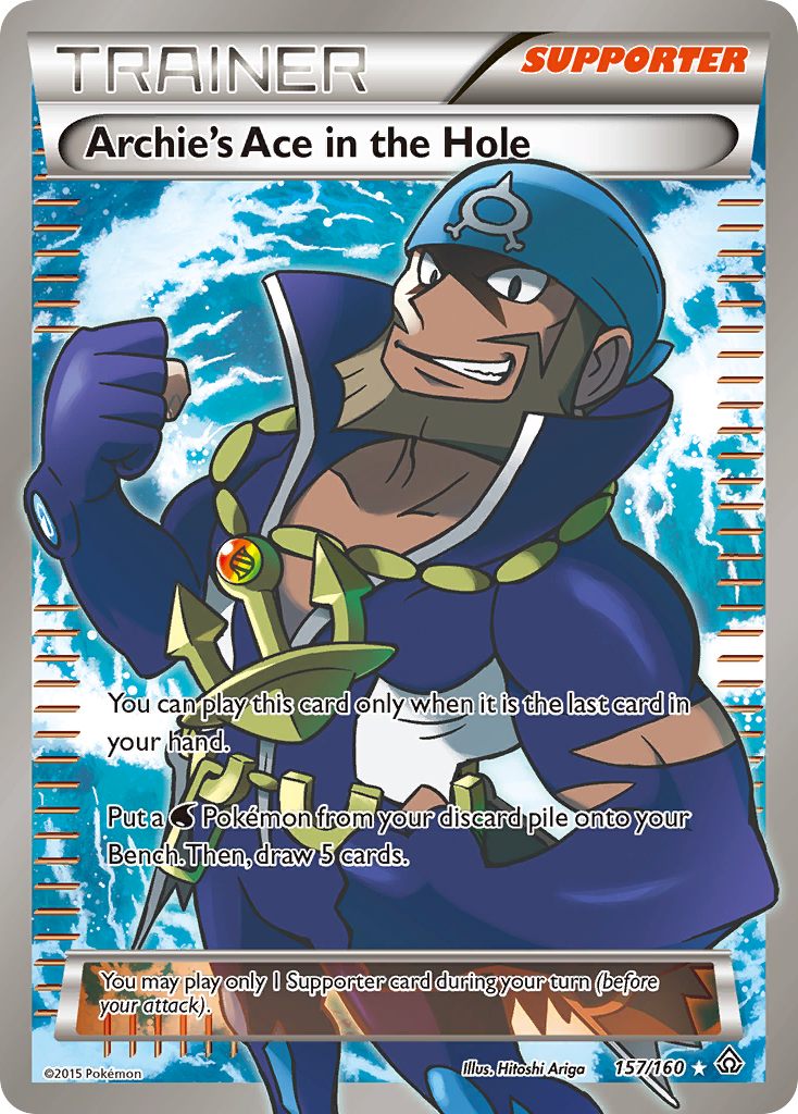 Archie's Ace in the Hole (157/160) [XY: Primal Clash] | Eastridge Sports Cards & Games