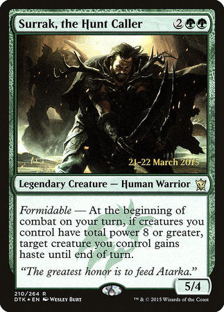 Surrak, the Hunt Caller [Dragons of Tarkir Promos] | Eastridge Sports Cards & Games