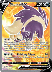 Skuntank V (180/195) [Sword & Shield: Silver Tempest] | Eastridge Sports Cards & Games