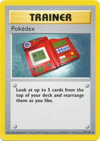 Pokedex (87/102) [Base Set Shadowless Unlimited] | Eastridge Sports Cards & Games