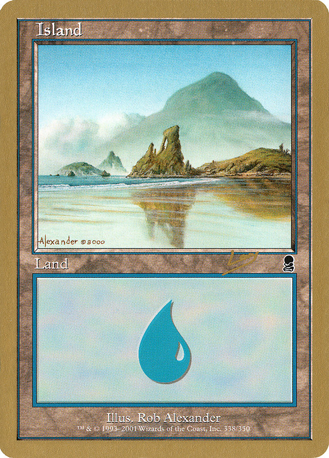 Island (rl338) (Raphael Levy) [World Championship Decks 2002] | Eastridge Sports Cards & Games