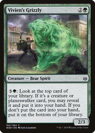 Vivien's Grizzly [War of the Spark] | Eastridge Sports Cards & Games