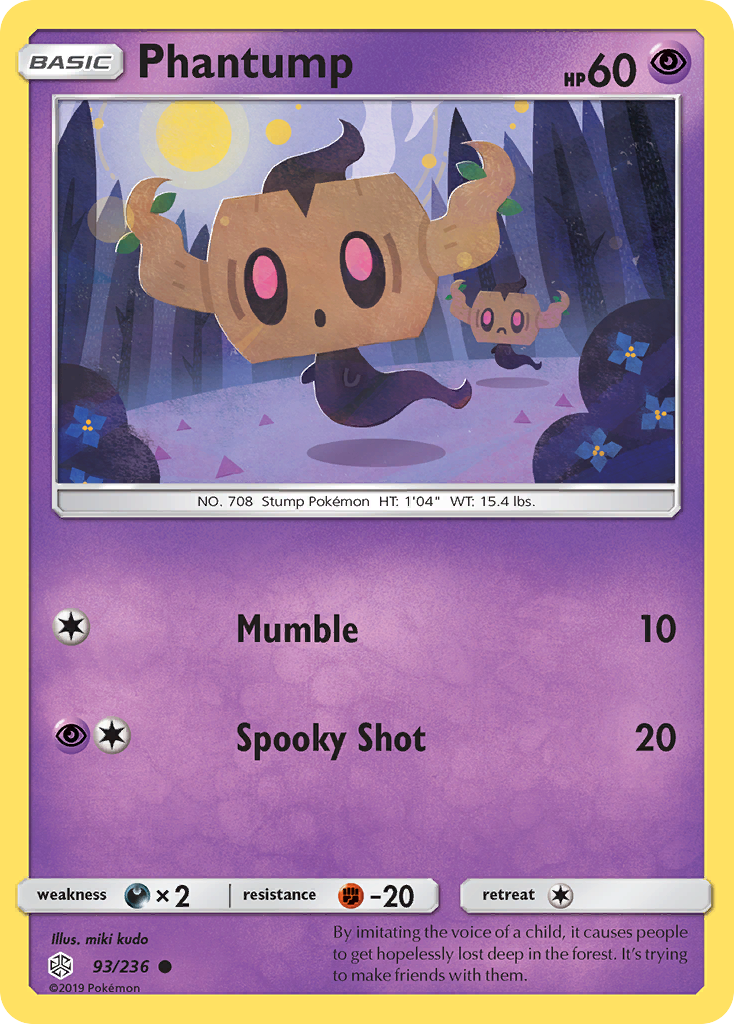 Phantump (93/236) [Sun & Moon: Cosmic Eclipse] | Eastridge Sports Cards & Games