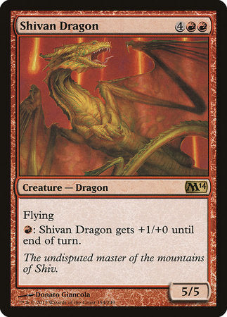 Shivan Dragon [Magic 2014] | Eastridge Sports Cards & Games