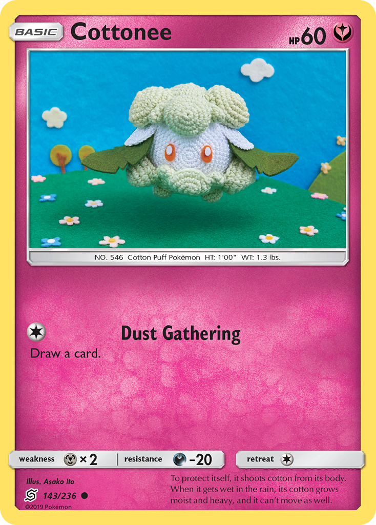 Cottonee (143/236) [Sun & Moon: Unified Minds] | Eastridge Sports Cards & Games