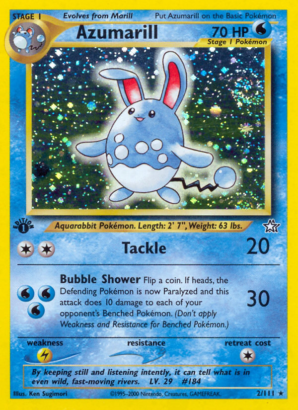 Azumarill (2/111) [Neo Genesis 1st Edition] | Eastridge Sports Cards & Games