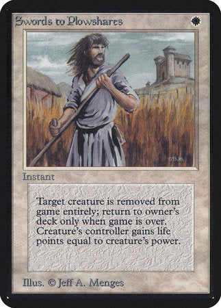 Swords to Plowshares [Limited Edition Alpha] | Eastridge Sports Cards & Games