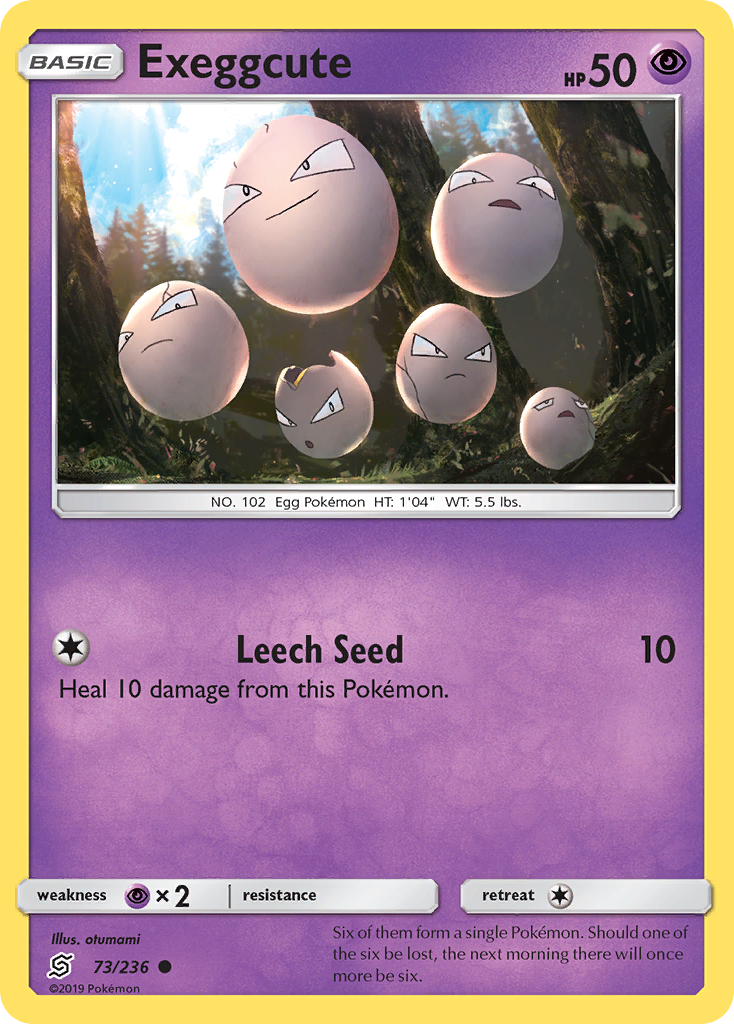 Exeggcute (73/236) [Sun & Moon: Unified Minds] | Eastridge Sports Cards & Games