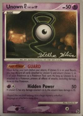 Unown G LV.17 (57/106) (Luxdrill - Stephen Silvestro) [World Championships 2009] | Eastridge Sports Cards & Games