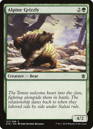 Alpine Grizzly [Khans of Tarkir] | Eastridge Sports Cards & Games