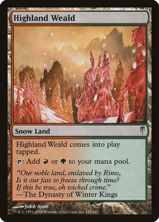 Highland Weald [Coldsnap] | Eastridge Sports Cards & Games