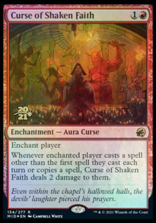 Curse of Shaken Faith [Innistrad: Midnight Hunt Prerelease Promos] | Eastridge Sports Cards & Games