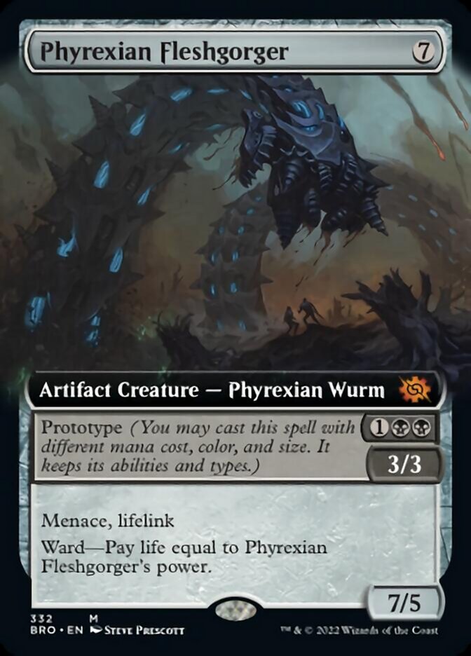 Phyrexian Fleshgorger (Extended Art) [The Brothers' War] | Eastridge Sports Cards & Games