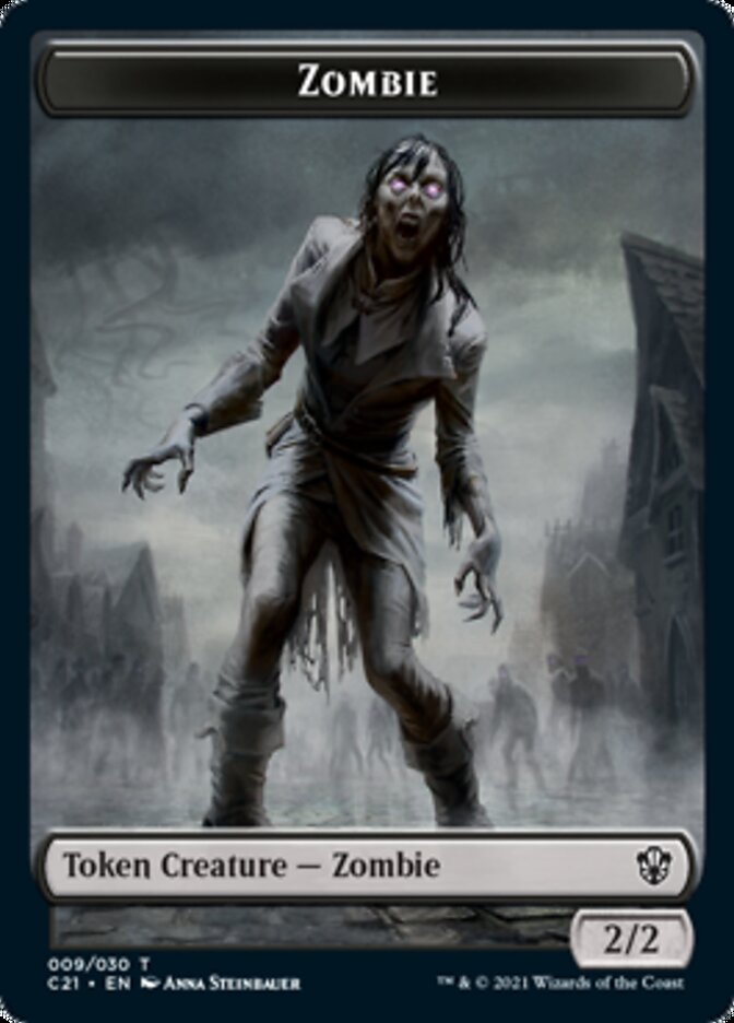 Zombie // Spirit Token [Commander 2021 Tokens] | Eastridge Sports Cards & Games