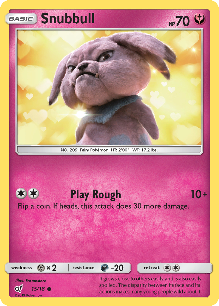 Snubbull (15/18) [Sun & Moon: Detective Pikachu] | Eastridge Sports Cards & Games