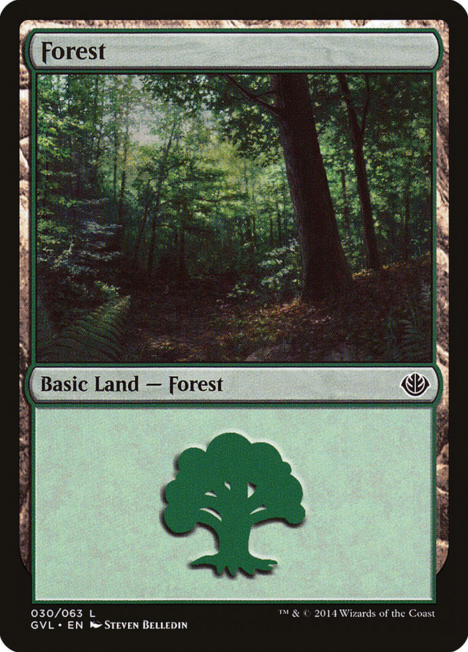 Forest (30) (Garruk vs. Liliana) [Duel Decks Anthology] | Eastridge Sports Cards & Games