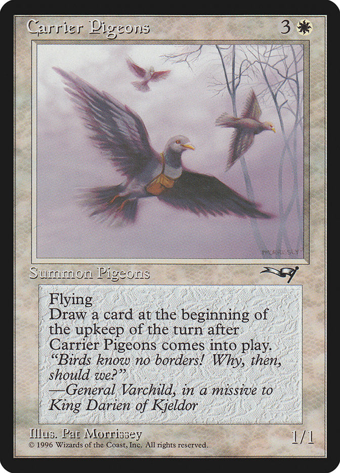 Carrier Pigeons (Flying Art) [Alliances] | Eastridge Sports Cards & Games