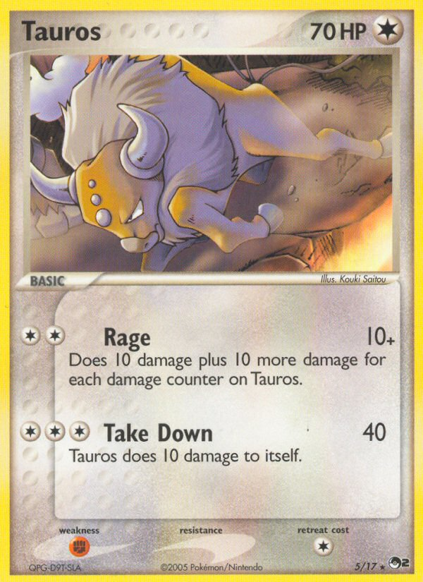 Tauros (5/17) [POP Series 2] | Eastridge Sports Cards & Games