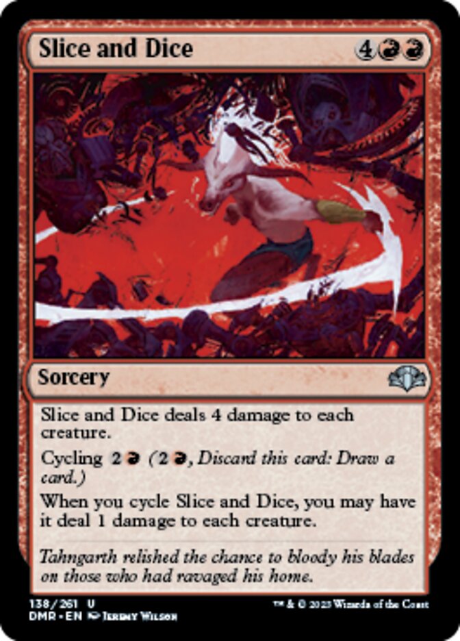 Slice and Dice [Dominaria Remastered] | Eastridge Sports Cards & Games