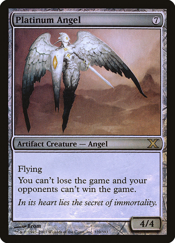 Platinum Angel (Premium Foil) [Tenth Edition] | Eastridge Sports Cards & Games