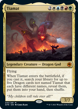 Tiamat [Dungeons & Dragons: Adventures in the Forgotten Realms] | Eastridge Sports Cards & Games