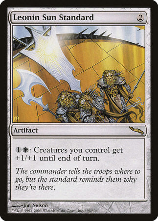 Leonin Sun Standard [Mirrodin] | Eastridge Sports Cards & Games
