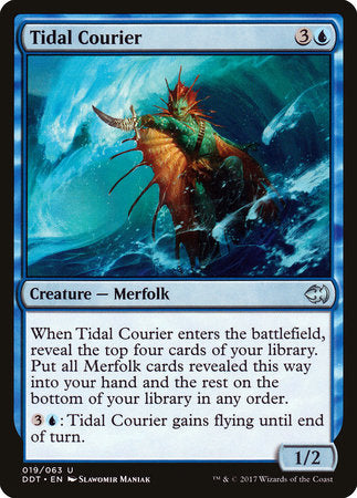 Tidal Courier [Duel Decks: Merfolk vs. Goblins] | Eastridge Sports Cards & Games