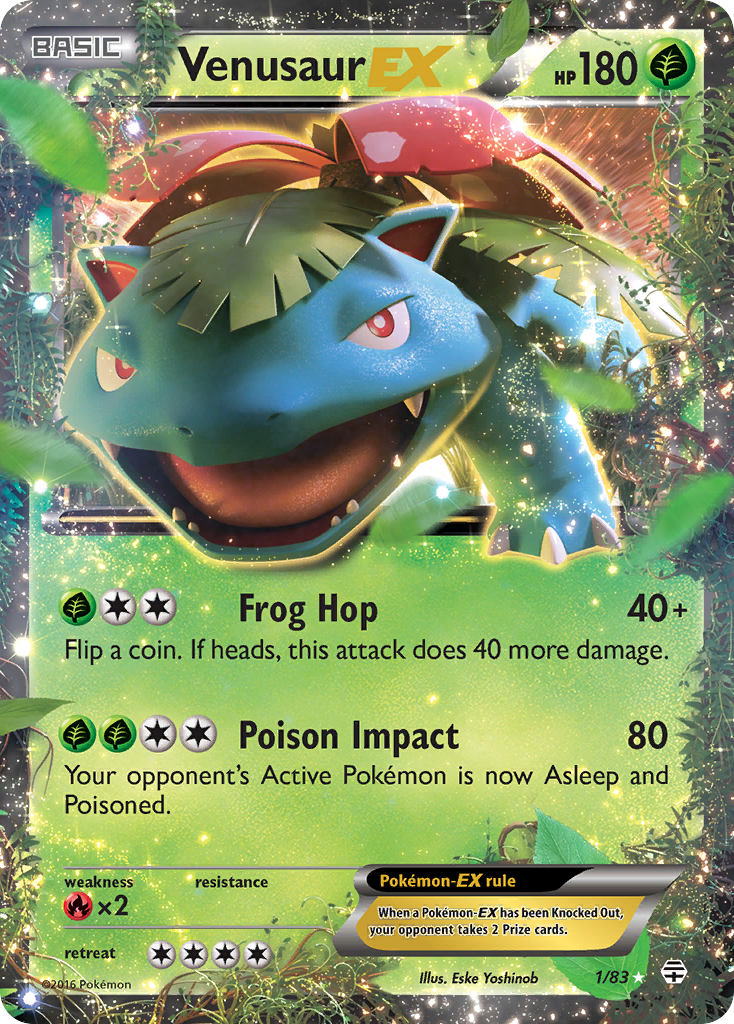 Venusaur EX (1/83) [XY: Generations] | Eastridge Sports Cards & Games
