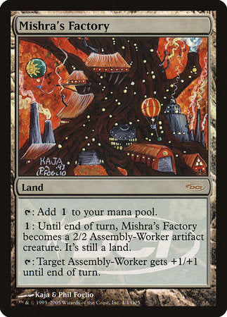 Mishra's Factory [Judge Gift Cards 2005] | Eastridge Sports Cards & Games
