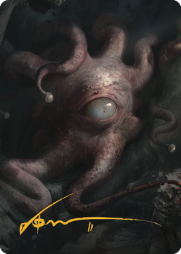 Consuming Aberration Art Card (Gold-Stamped Signature) [Commander Legends: Battle for Baldur's Gate Art Series] | Eastridge Sports Cards & Games