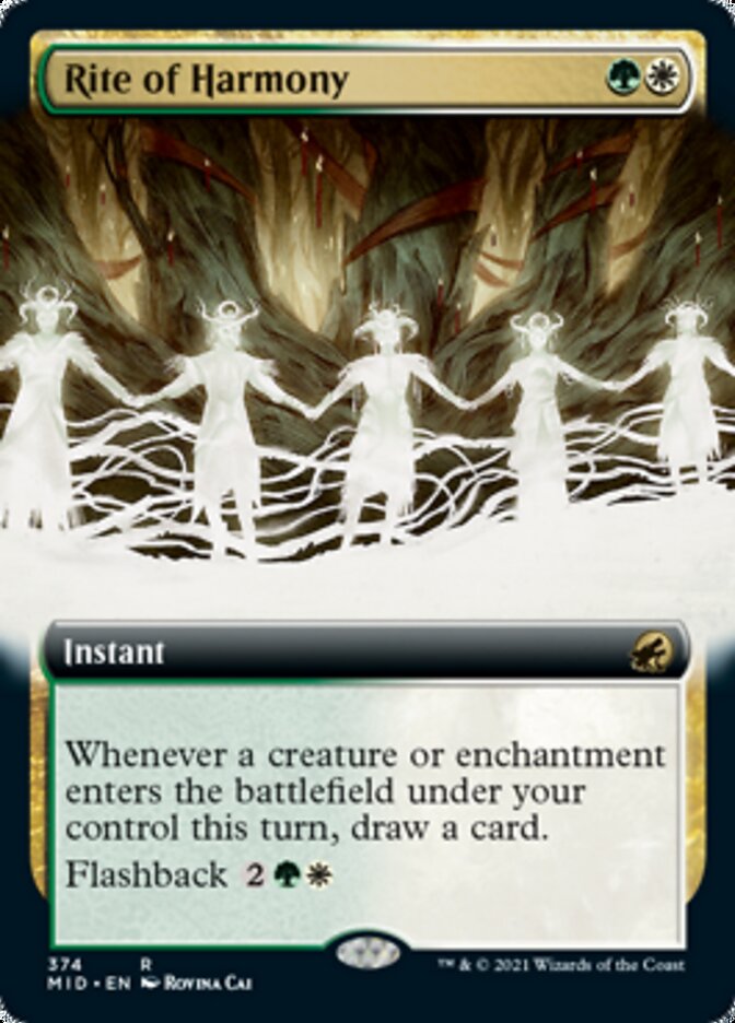 Rite of Harmony (Extended) [Innistrad: Midnight Hunt] | Eastridge Sports Cards & Games